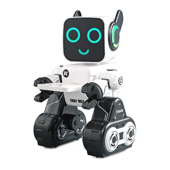

R4 Multifunctional Voice-activated Intelligent RC Robot Touch Mode Voice Recording Remote Control Robot Toy WJ-08