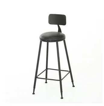 

Solid Wood Bar Chair Modern Simple Personality Bar High Foot Stool Bar Stool Bar Chair Iron High Foot Chair