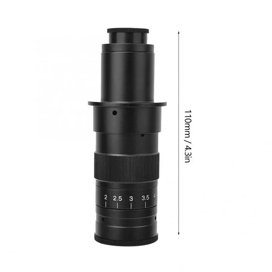 Увеличительное стекло 37MP промышленная камера с 120X объективом 56LED кольцевой светильник для ремонта телефона 110-240 В увеличительное стекло es
