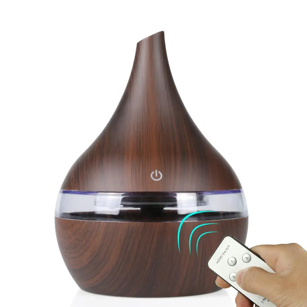 

Mini Aroma Air Humidifier Remote Essential Oil Diffuser Aromatherapy Electric Wood Ultrasonic Air Diffuser cool Mist maker