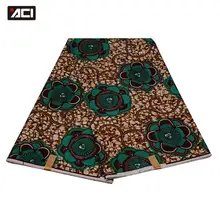 ACI новейшая Анкара африканская вощеная ткань принтом 6 ярдов Tissu Africain настоящий воск Анкара ткань мода Гарантированная настоящий голландский воск