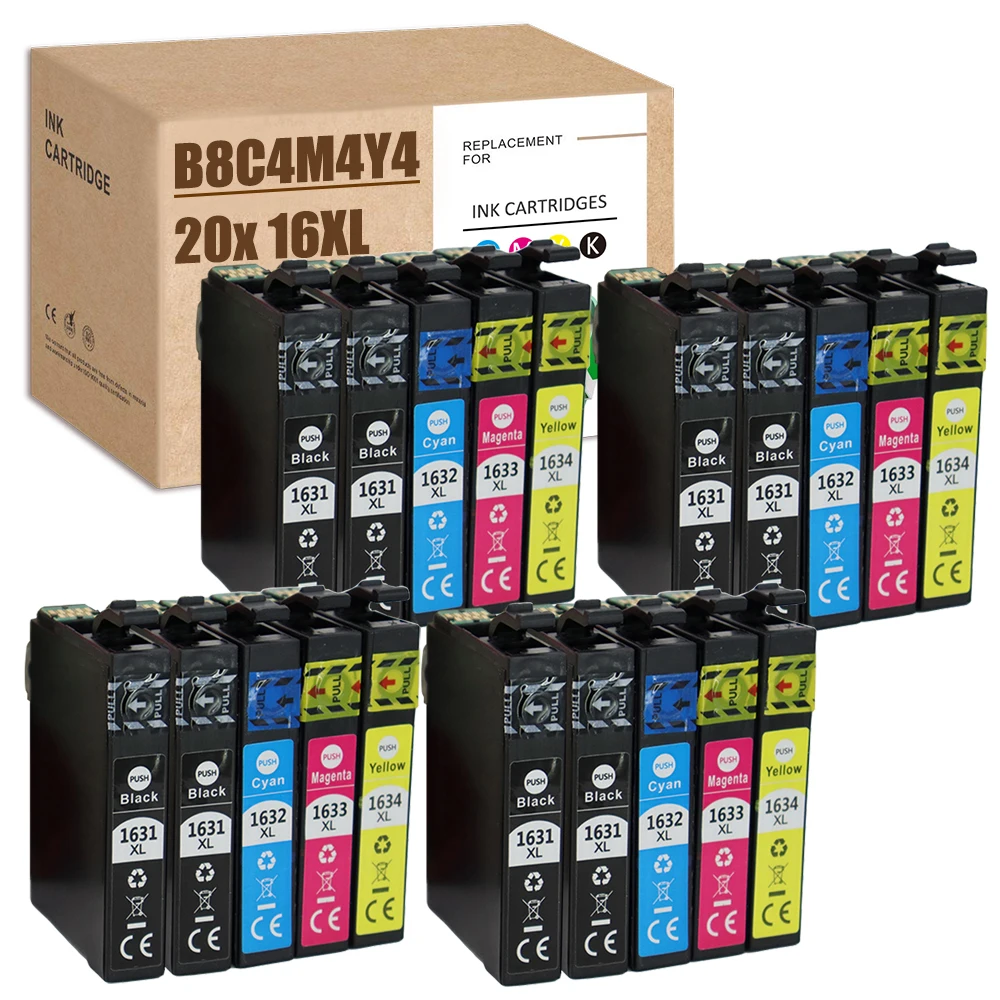 HS 20x Для Epson 16XL Multipack 16 XL T1631 T1632 T1633 T1634 | Компьютеры и офис