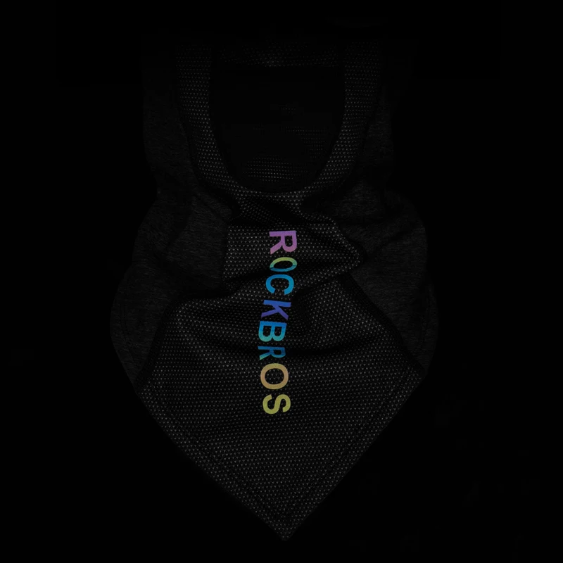 ROCKBROS велосипедная Лыжная маска зимняя ветрозащитная сохраняющая тепло Brethable Relective Facemask Earmuff удлиненная маска для лица шарф