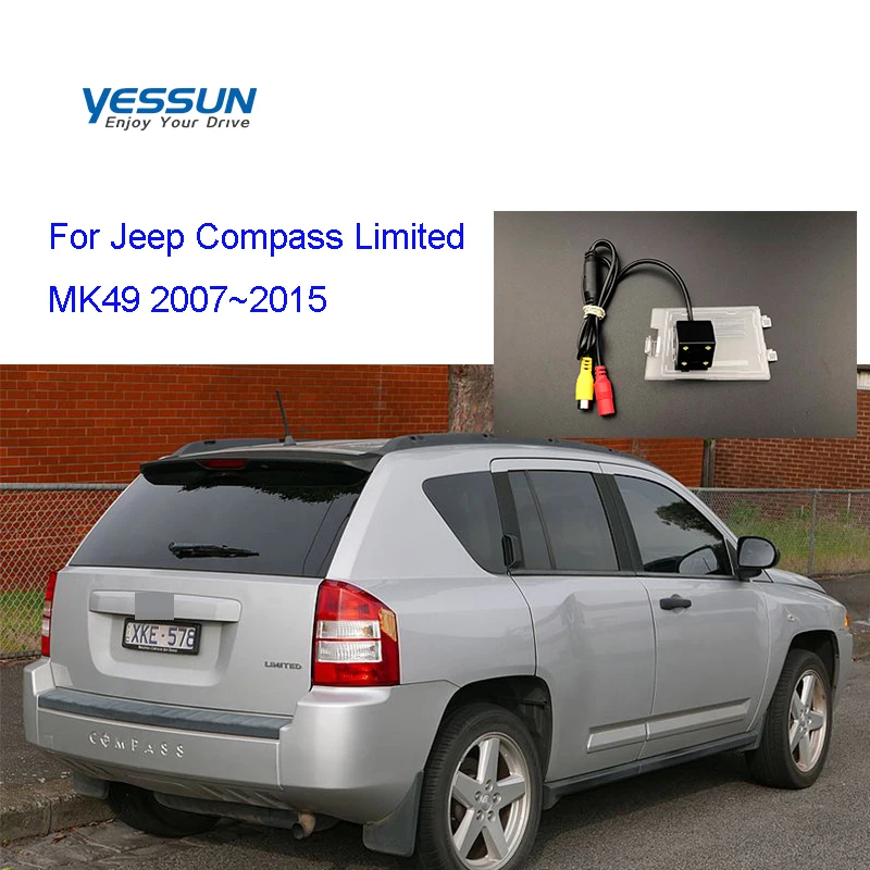 Камера заднего вида Yessun 4 светодиодных датчика ночного видения для jeep grand cherokee wk