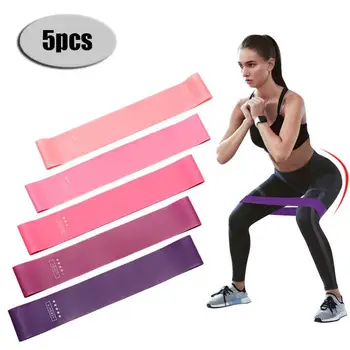 

Gradient Latex Elastic Pull Ring Training Fitness Yoga Squat Uplift Band Itness Stretch Resistance Hip Band O6T7