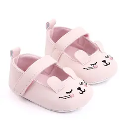 Обувь для новорожденных девочек; коллекция 2019 года; обувь для маленьких детей; прогулочная обувь с рисунком животных; обувь для маленьких