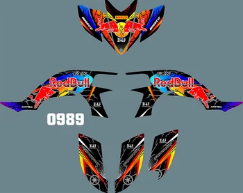 

0989 Motorcycle Team Graphic & Backgrounds Decal Sticker Kits for Yamaha YFZ-R 450 2003 2004 2005 2006 2007 2008