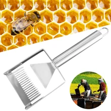 Скребок для пчеловодства, инструмент для снятия укупорки, скребок для меда, гребень, скребок из нержавеющей стали, инструмент для снятия укупорки, вилка