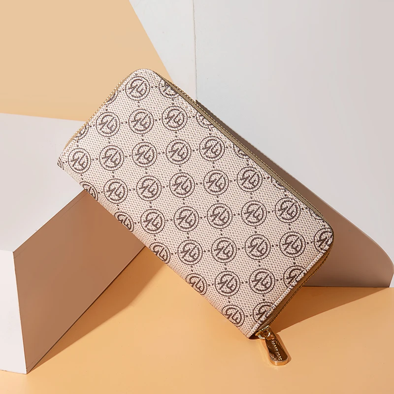 

MARRY KORS Casual Long Wallet Women men Microfiber Purses Designer Zipper Wallet Lady Clutch Holder Pouch Pack Wallet Multi-card