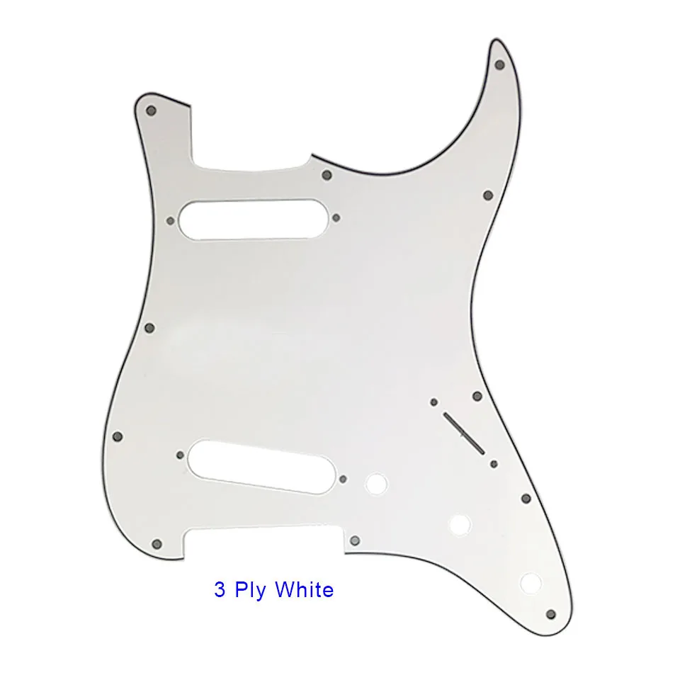 Pleroo Custom Guitar Pickguard For USA\ Mexico Fd Stratocaster 72' 11 Screw Hole Standard SS St Scratch Plate Multicolor choice