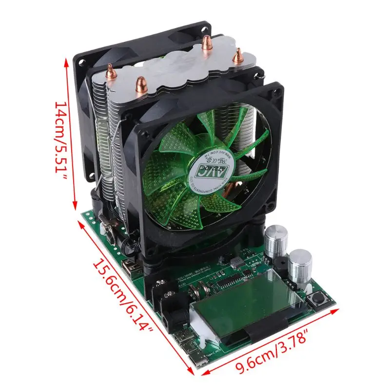 

180W Electronic Load Tester USB Adjustable Testing Module Power Meter F3MB