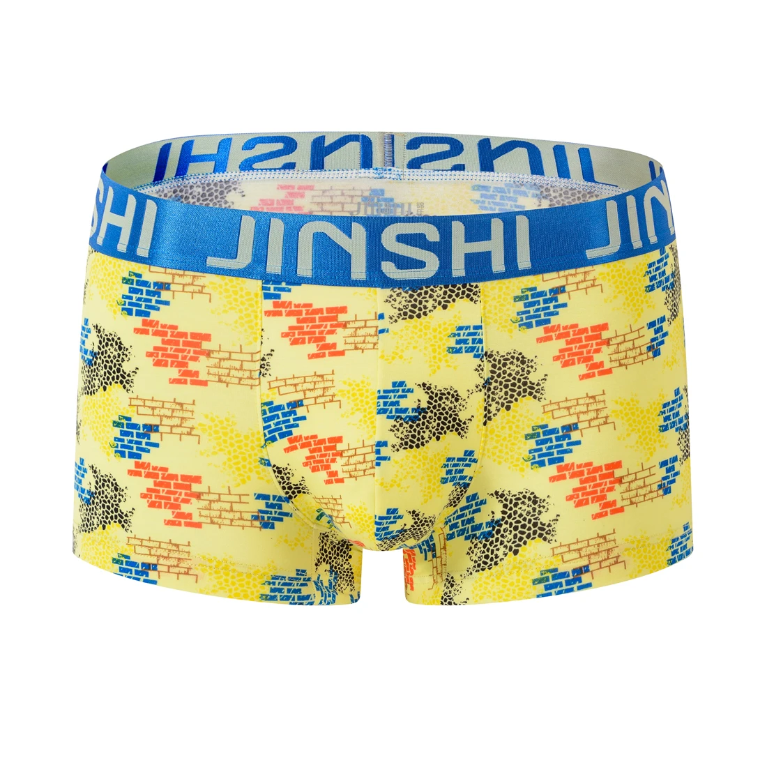 Mens Short Boxer Briefs New Style Male Print Bamboo Underwear Briefs 2021 Summer New Low Waisted  Comfortable Male Underpants