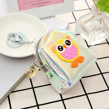 

Laser Flamingo Unicorn Women Coin Purses Ladies Wallets Clear Pvc Candy Money Package Small Tranaparent monederos