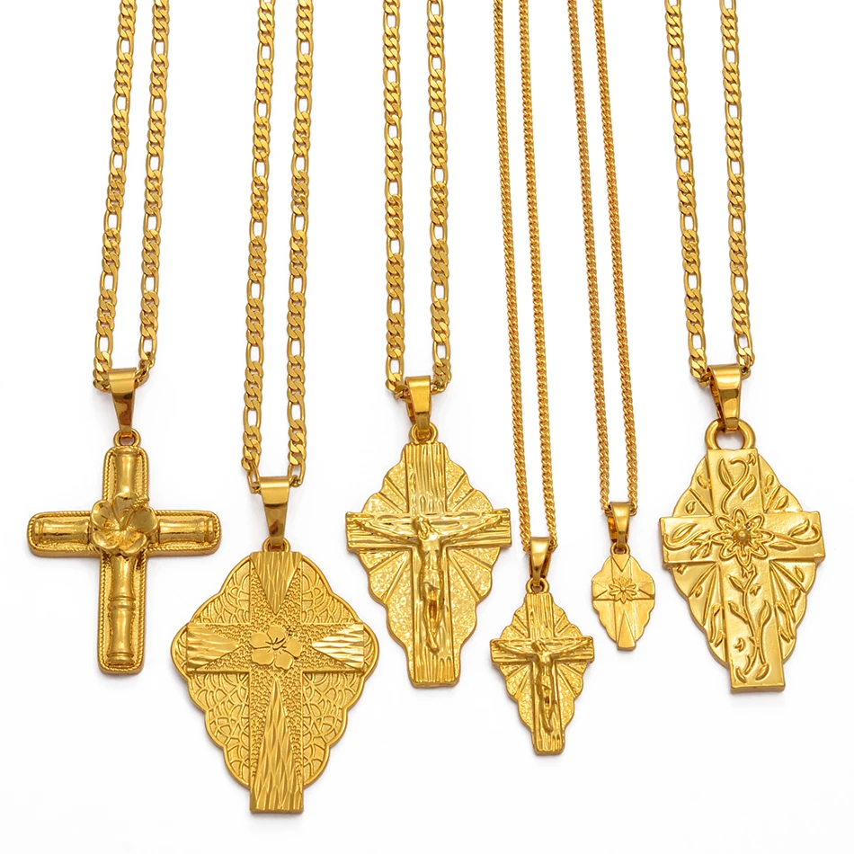SWAOOS Flowers Bamboo Cross Pendant Necklaces for Women Men Guam Micronesia Chuuk Pohnpei Jewelry Gifts 60Cm SWAOOS Flowers Bamboo Cross Pendant Necklaces for Women Men Guam Micronesia Chuuk Pohnpei Jewelry Gifts 60Cm