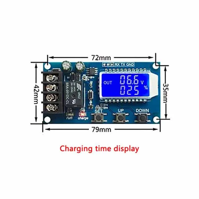 

A23-- 10A 6-60V Automatic Charging Control Switch Lithium Battery Overcharge Protection Control Switch Integrated
