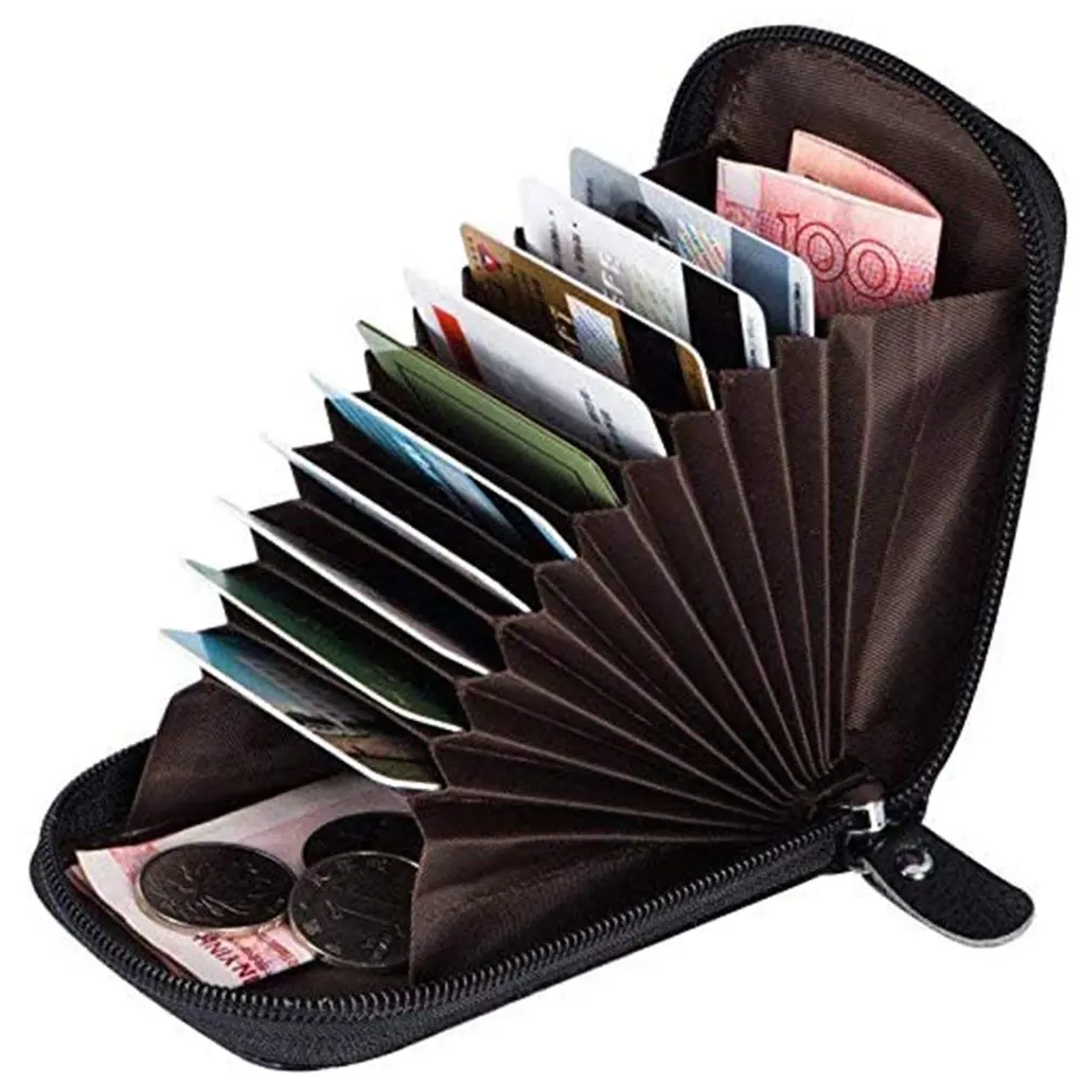 Coin Wallet Korean Version PU Leather Soft Surface Fashion Cartoon Men Women Credit Passport Card Bag
