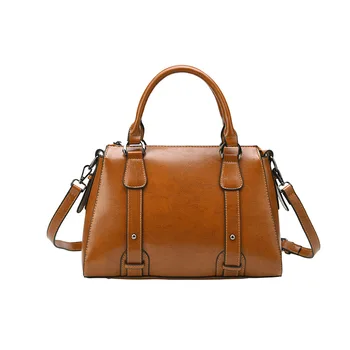 

Casual Tote Boston Bag Leather Luxury Handbags Women Bags Designer Handbags High Quality Ladies Shoulder Bags For Women