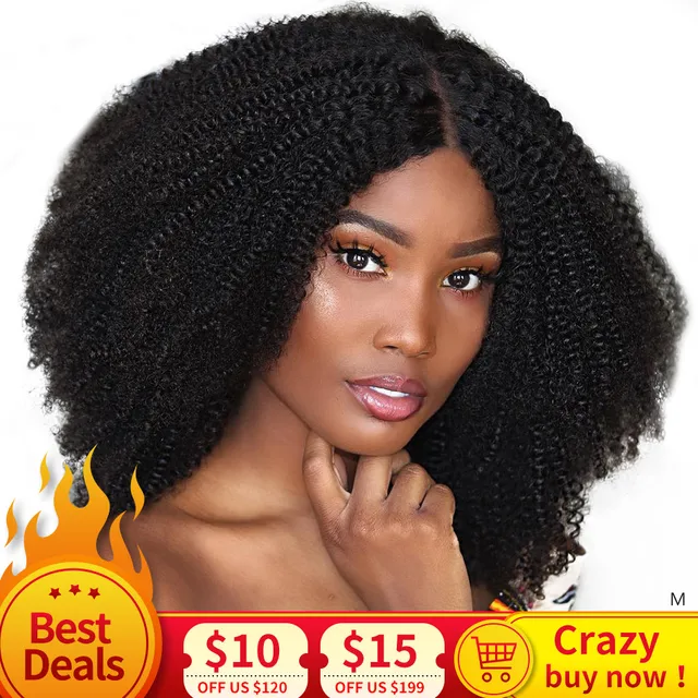 $US $43.12  Afro Kinky Curly Hair 3 Bundles Brazilian Hair 100% Remy Human Hair Bundles Extensions 8-30inch Nat