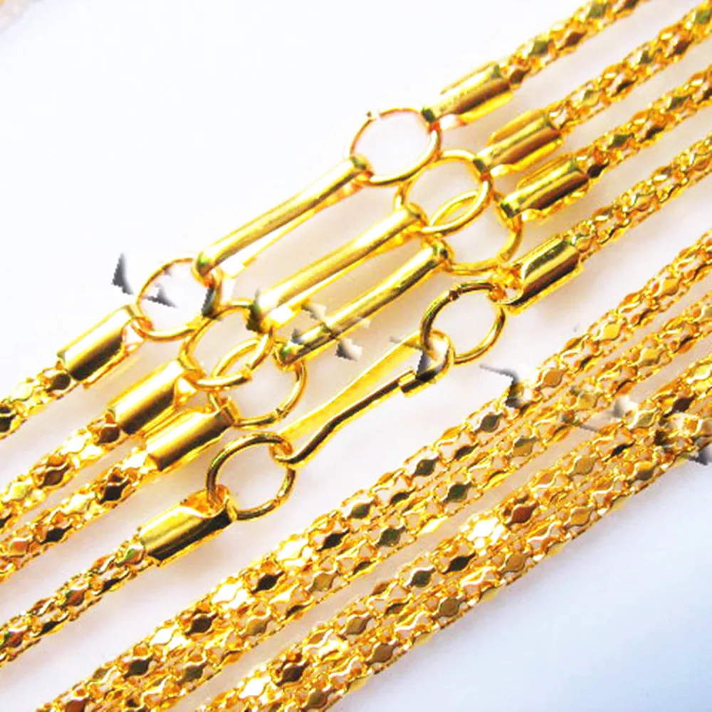 Lots 20pcs Silver/Gold plated Hollow Snake Chain Necklace Clasp Long 16.5&quot | Украшения и аксессуары
