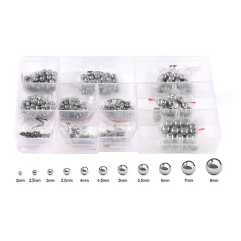 

Bearing Ball Assortment Set, Metric Precision Chrome Steel Bearing Ball Assortment Kit(510 Pcs)