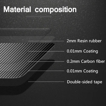 

Parts Switch Button Trim Cover Truck For Ford Mustang 2015-2019 Carbon Fiber Console Sticker