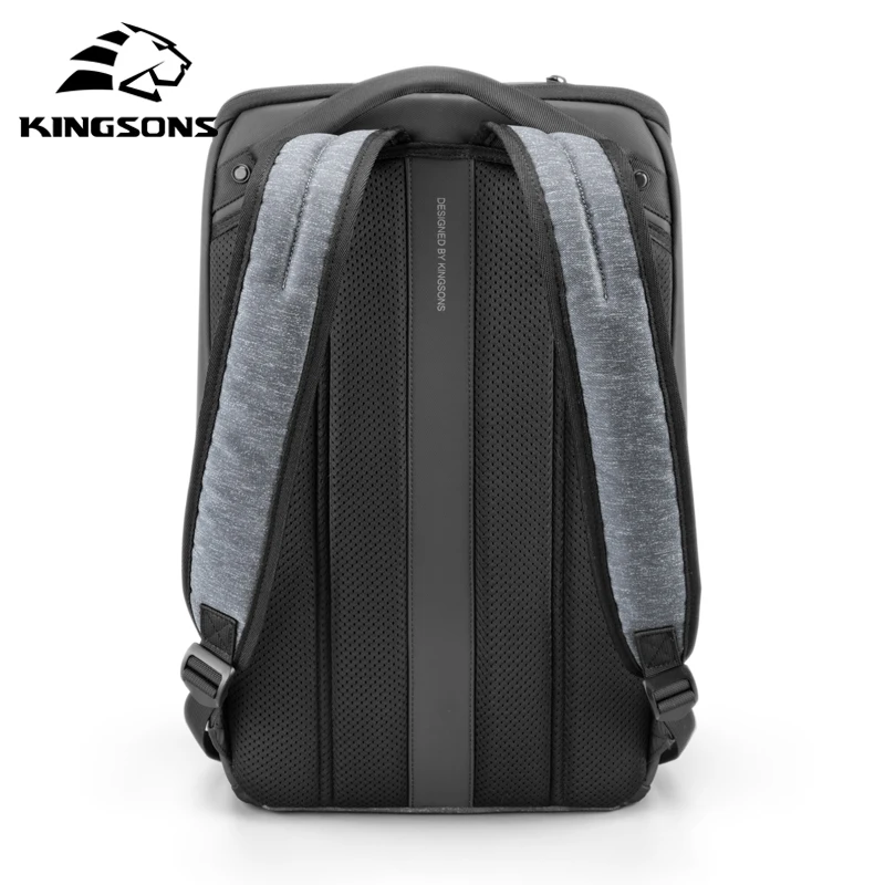 KingSons Evolution Series 15.6” Laptop BackPack (Gray)