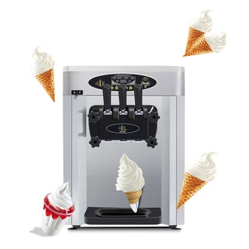 

Automatic desktop soft serve Italian ice cream maker machine