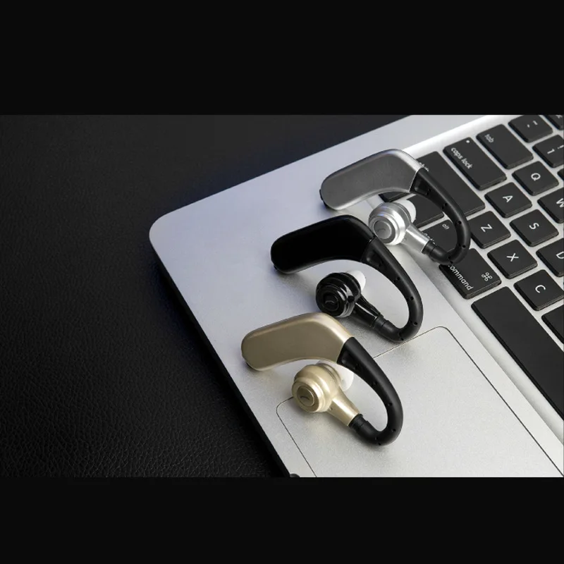 ENGLAI M9 Wireless Bluetooth Headset Super Long Standby Earbud Hanging Ear Stereo Sports Headset Replaceable Battery