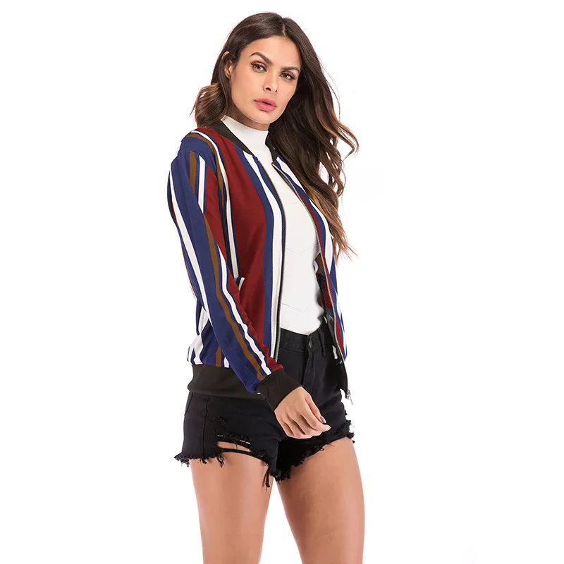 awesome  Photo Shoot 5817 # AliExpress Autumn And Winter New Style Stand Collar Printed Long-sleeve Zipper B