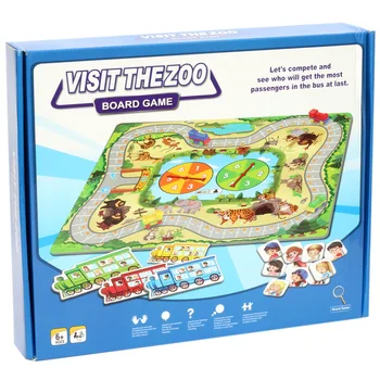 

Visit the Zoo Board Game Family Parent-child Puzzle Game