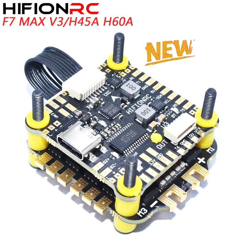 Контроллер полета HIFIONRC F7 MAX V3 F722 и 32 бит ESC Blheli-32 45 А/60 А для FPV гоночных