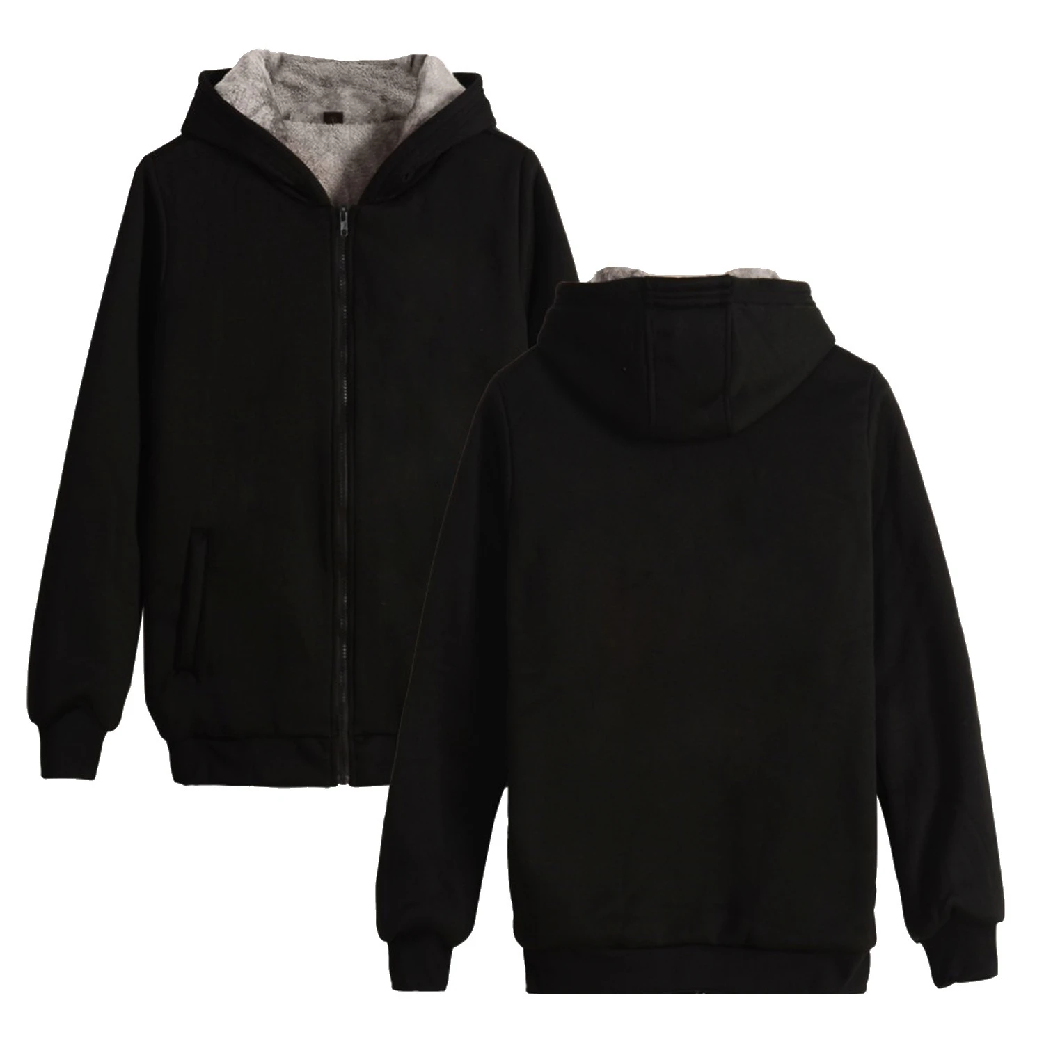 Pure black hoodie Clearance