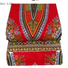 Lychee Life 1 ярд хлопок с цветочным принтом настоящий воск ткань Анкара африканская швейная ткань для женщин вечернее платье изготовление ремесел