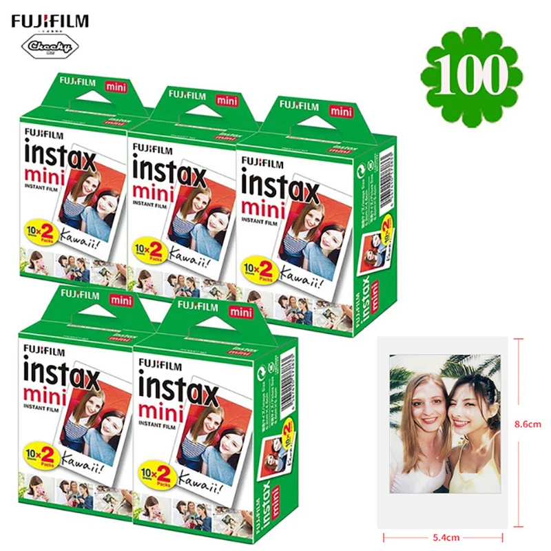 100 Sheets Фотоальбом для Fujifilm Instax Mini квадратная пленка Instax mini 9 8 для камеры Polaroid Fujifilm Instax Mini 7s 10-200 Shee - Цвет: 100 Sheets
