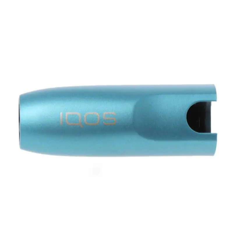 8 цветов крышка мундштук оболочка замена для IQOS 2,4 p 2,4 PLUS Аксессуары Красочные iqos 2,4 крышка iqos крышка 2,4 iqos аксессуары - Цвет: Небесно-голубой