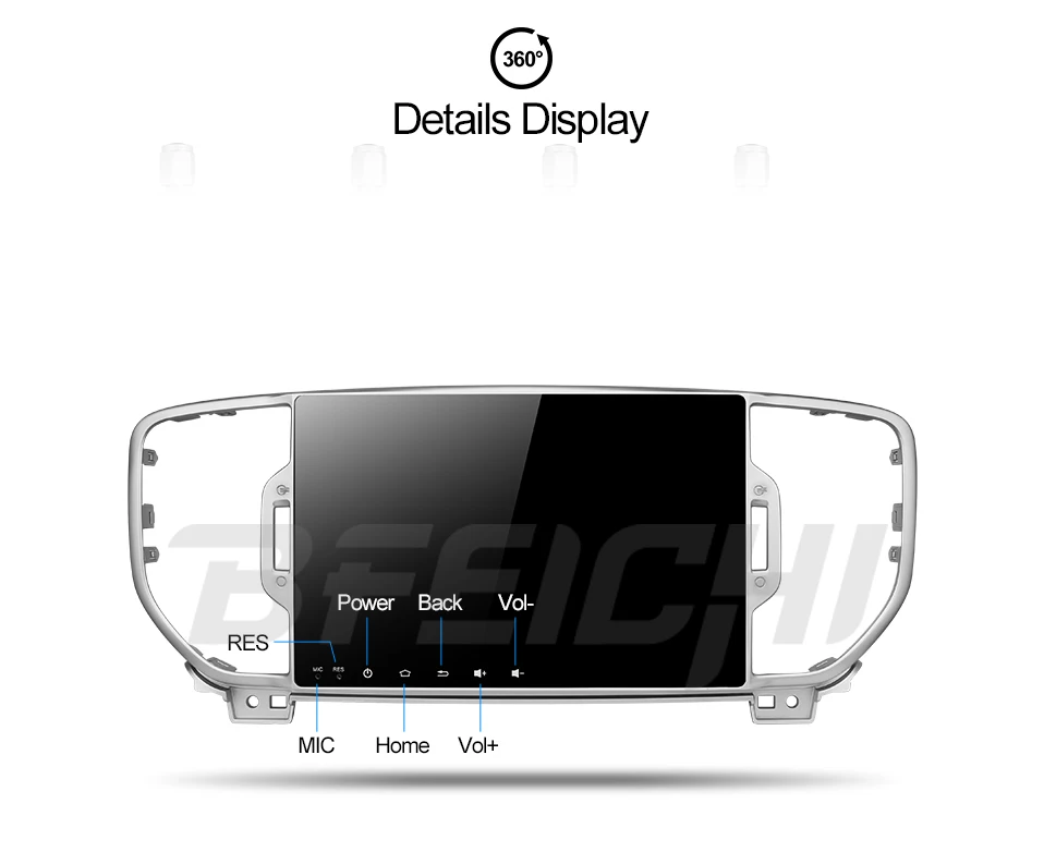 Perfect PX30 new car dvd for KIA sportage 2016 2017 kx5 with car radio stereo multimedia player navigation Android 8.1 wifi media player 13