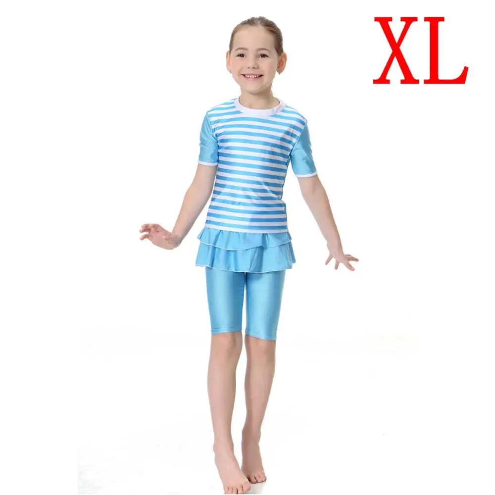 Мусульманский купальник, детский скромный Арабский исламский купальный ...