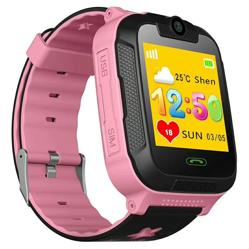 2019 New Kids Smart Watch 3G Network GPS LBS Wifi Tracker Location Smartwatch SOS Dial Call Camera Children Watch IOS Android