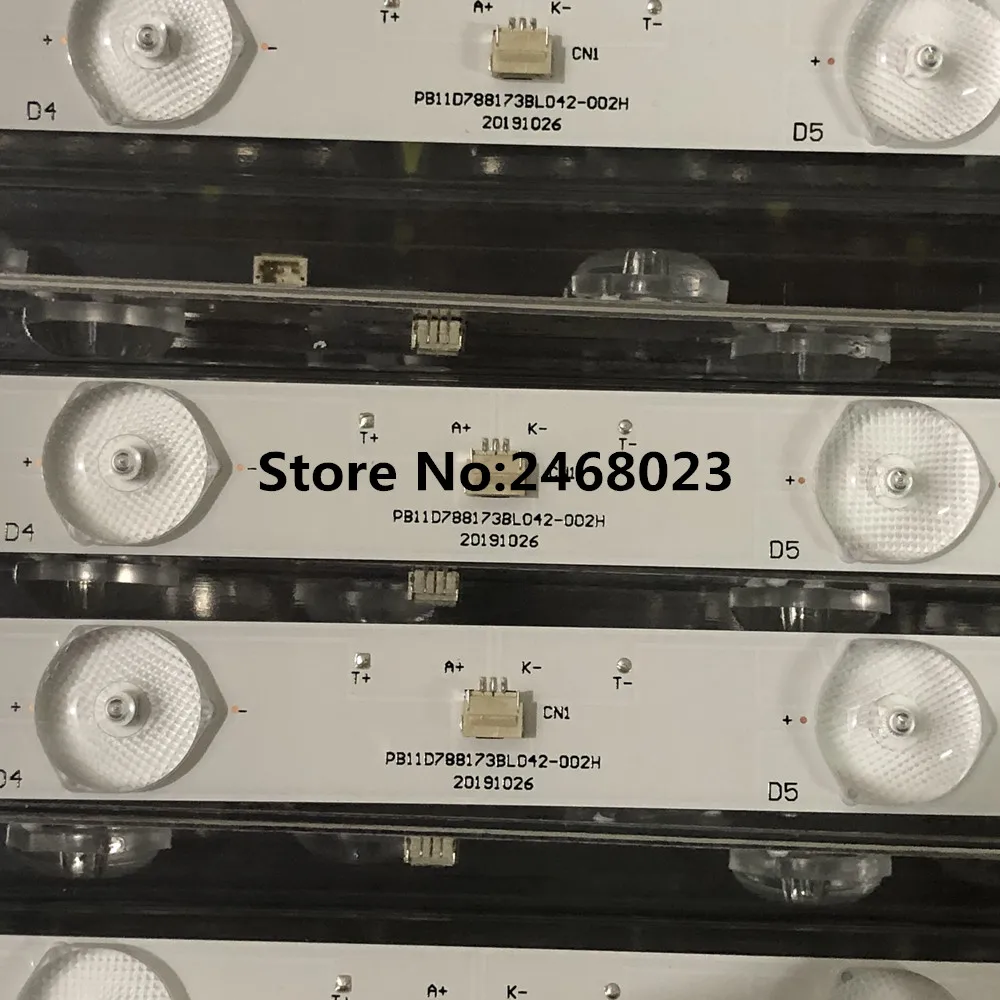 4 шт. светодиодный полосы для VIVAX 40 дюймов PB11D788173BL042-002H SLE40F10M4 789 мм