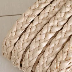 Panier de Table de chaise en rotin fait à la main, matériel de paille de Typha naturel de 48 mètres, artisanat de tissage de bricolage, décoration de maison, tricot et réparation 