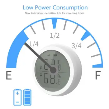 

EWelink Zigbee Wireless Gateway EWelink Temperature Humidity Sensor LED Display APP Remote Control Smart Home Dropshipping