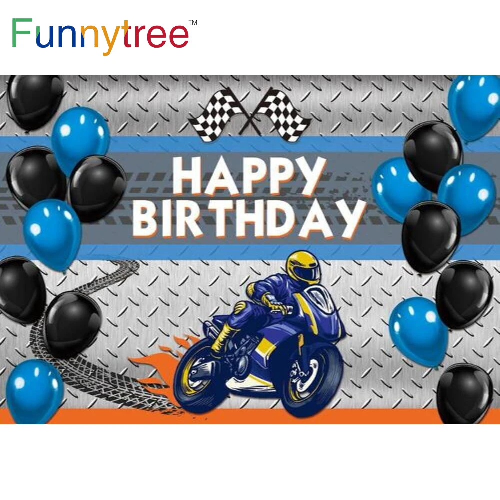 Happy Birthday Funny Motorbike Images Funnytree Motorcycle Happy Birthday Party Background Race Balloon  Decoration Backdrop Baby Shower Anniversary Boy For Photos - Backgrounds -  Aliexpress