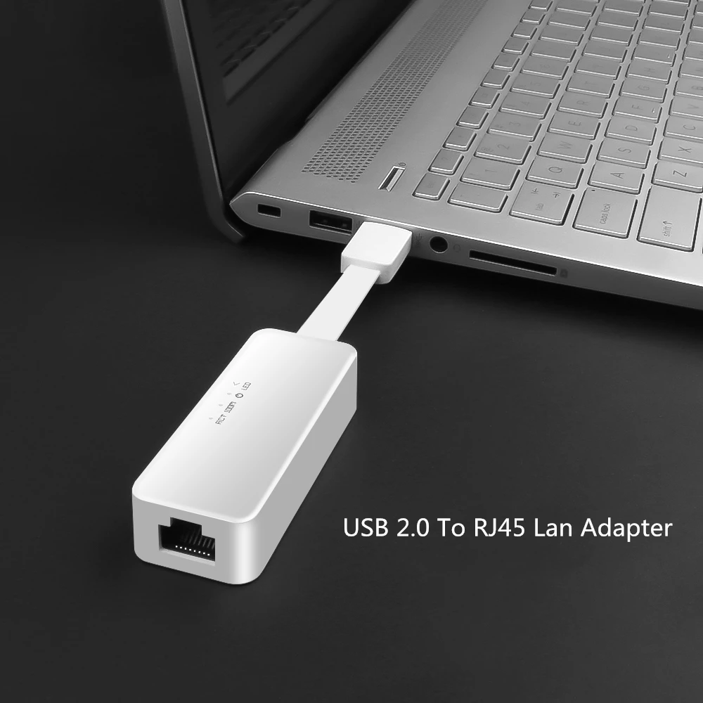 Kebidu USB Ethernet адаптер USB 2,0 для RJ45 сетевая карта беспроводной локальной сети адаптер 10/100 Мбит/с для планшетных ПК Win 7 8 10 XP