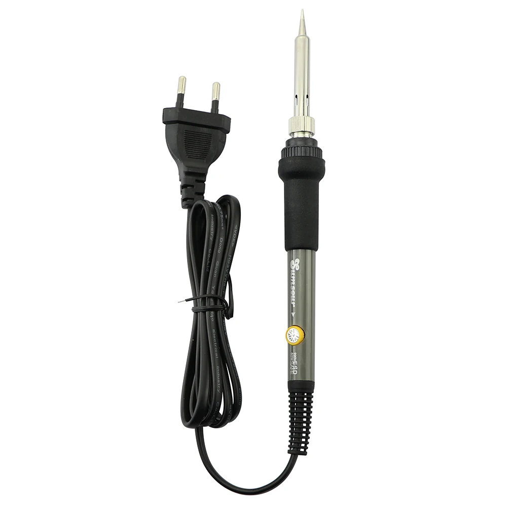 60W/80W Digital Electric Soldering Iron Kit Adjustable Temperature Mini Handle Heat Pencil Welding Tool Ceramic Heater Iron Tips inverter welder Welding Equipment