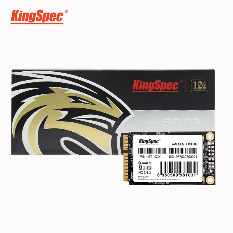 KingSpec Mini mSATA SATA III SSD 120 ГБ/128 Гб жесткий диск твердотельный внутренний SSD для Dell M6500/lenovo Y5560, 6430u ноутбук планшет