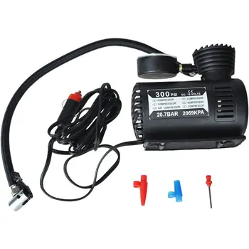 

Mini Auto Air Compressor Protable Electric Auto Air Pump Tire Inflator Pumb Metal Single Cylinder Electric Inflator Pump