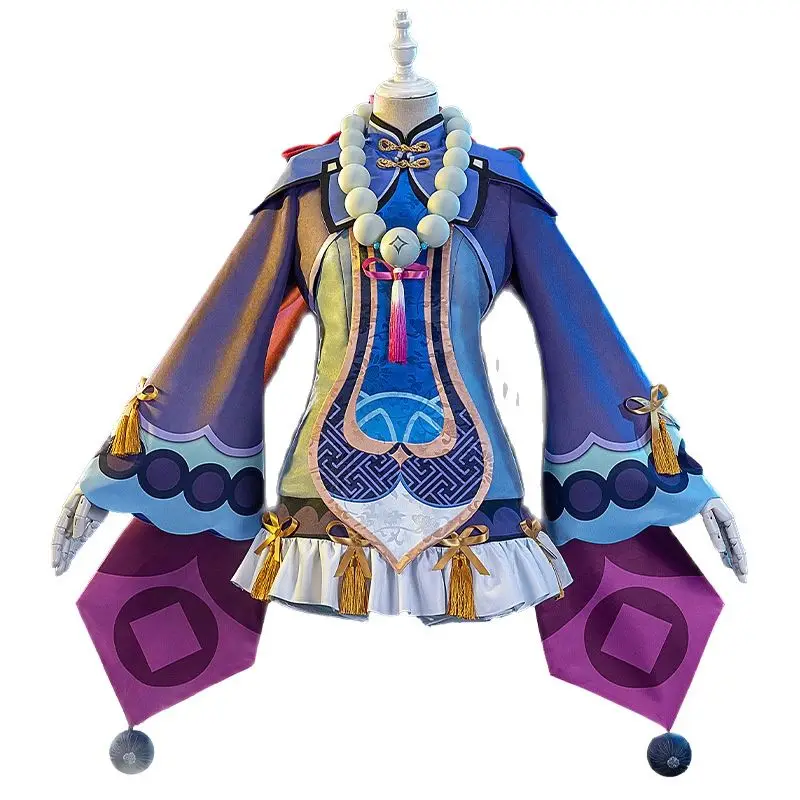 

HoYoverse Game Animation Genshin Impact Qiqi Character Full Set Of Cosplay Two-dimensional Game Clothing Suit Christmas Gift