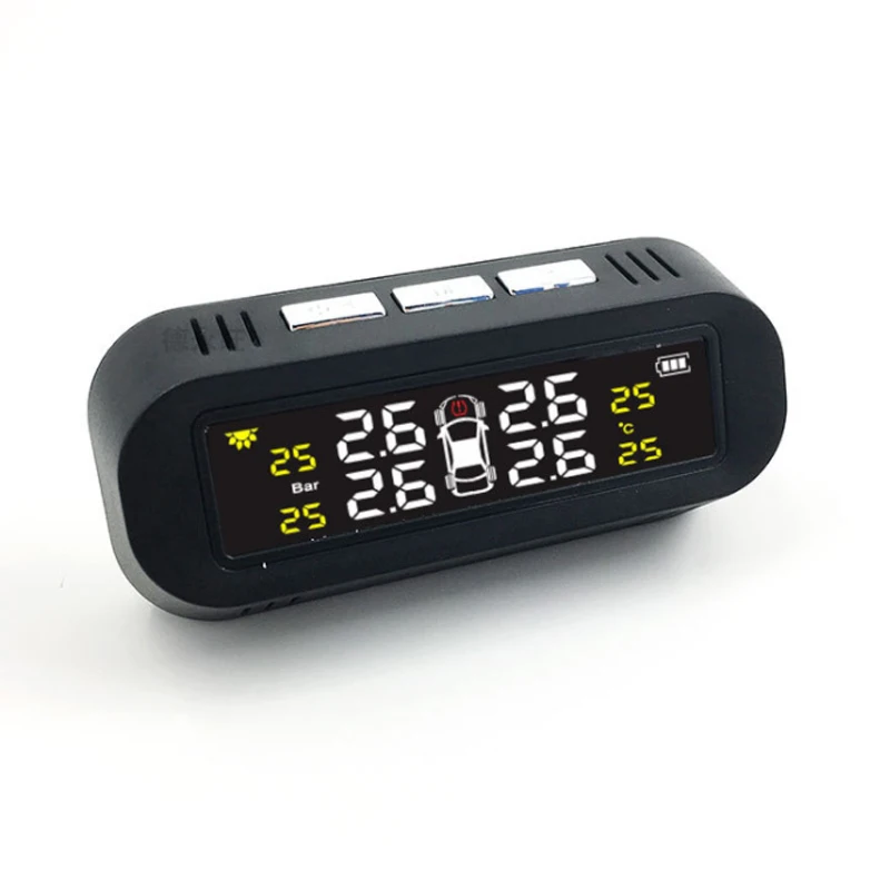 Переднее лобовое стекло скрытый встроенный TPMS беспроводной Солнечный контроль давления в шинах Система обнаружения Давления инструмент