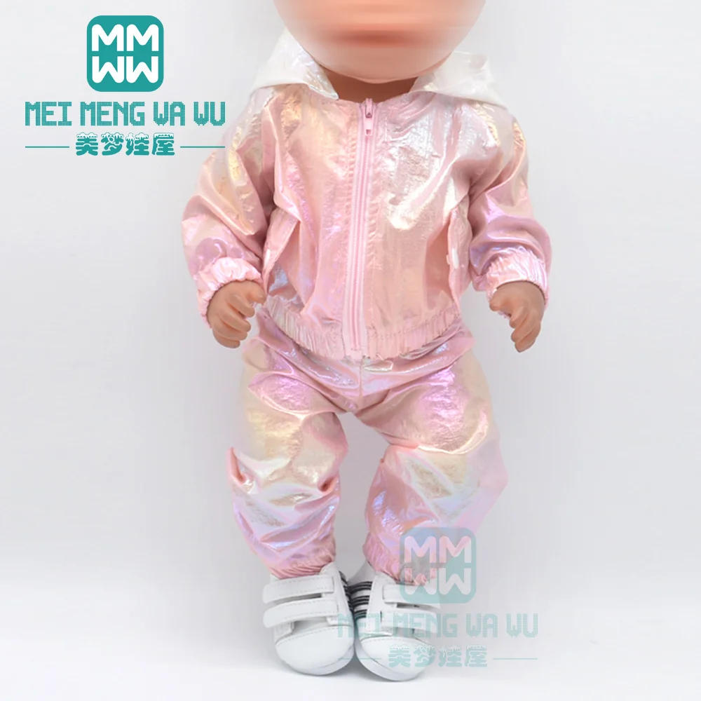 Doll Clothes 43cm Newborn Jacket Sequin Skirt Casual Christmas Gift Doll Accessories doll accessories doll clothes