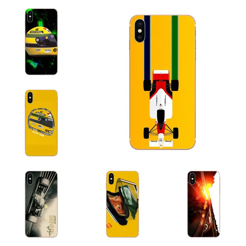

Soft Cell Phone Cases For Galaxy Alpha Note 10 Pro A10 A20 A20E A30 A40 A50 A60 A70 A80 A90 M10 M20 M30 M40 Ayrton Senna Helmet
